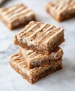 Quick Cinnamon Sugar Blondies Recipe
