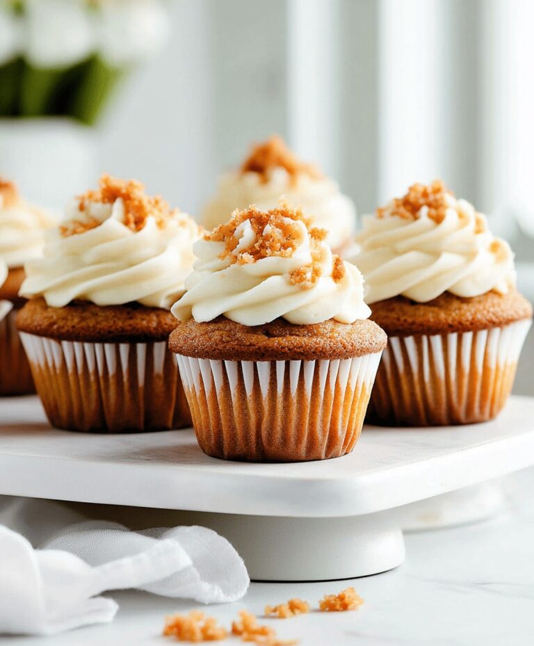 Carrot Cake Cupcakes Recipe