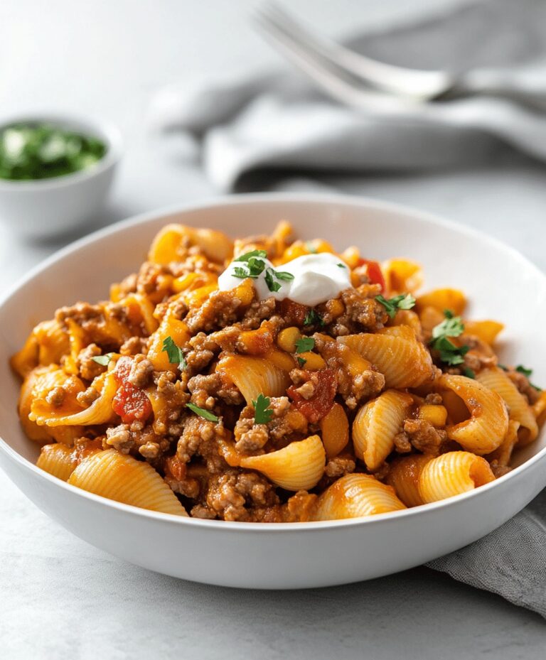 Cheesy Taco Pasta Recipe