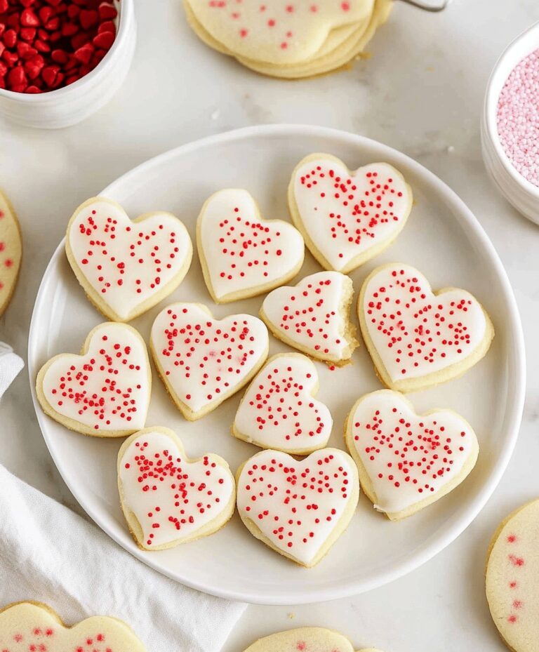 Heart-shaped Sugar Cookies Recipe