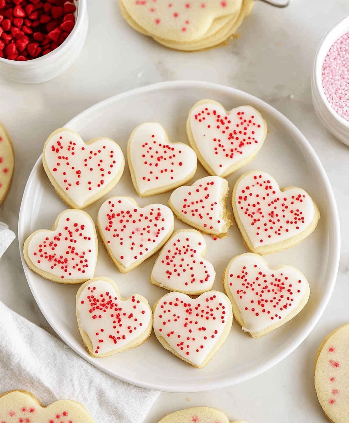 Heart-shaped Sugar Cookies Recipe