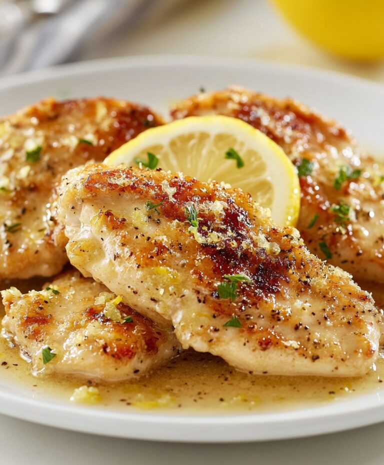 Quick Lemon Chicken With Lemon Butter Sauce Recipe