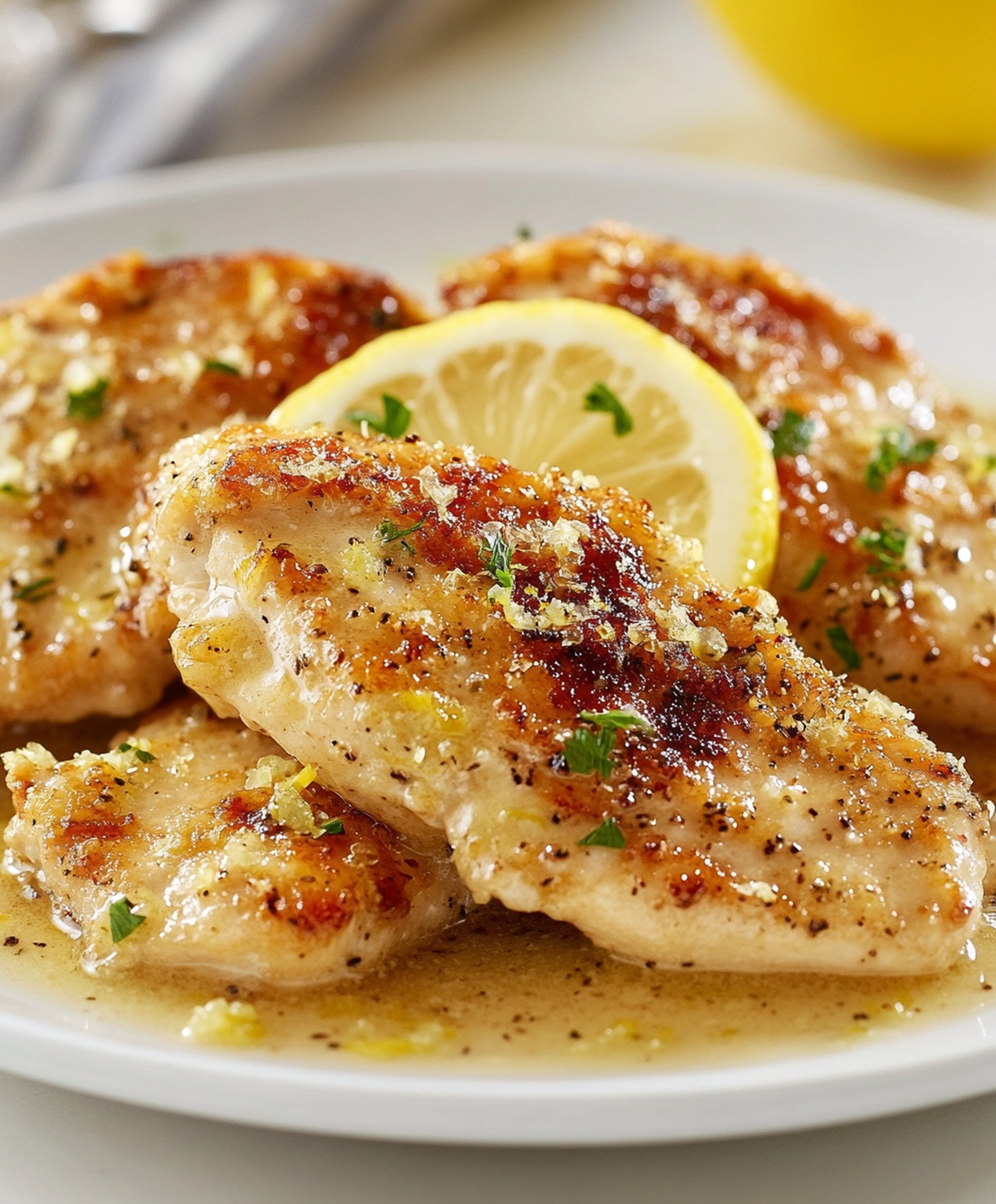 Quick Lemon Chicken With Lemon Butter Sauce Recipe
