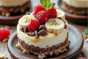 Banana Split Cheesecakes Recipe