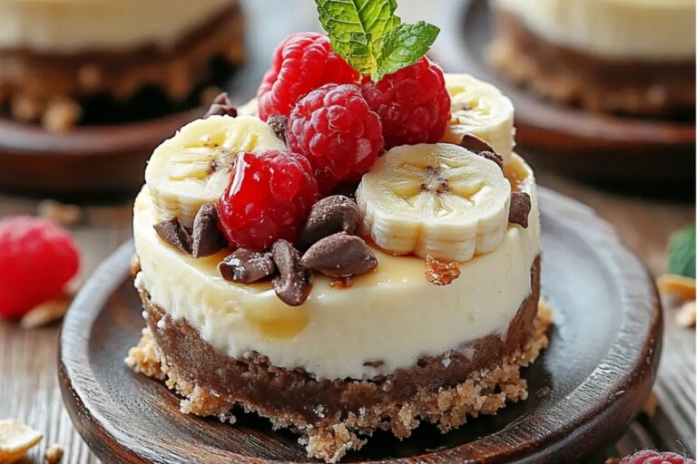 Banana Split Cheesecakes Recipe