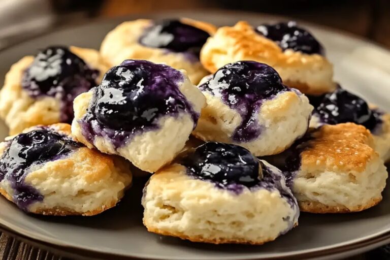 Blueberry Butter Swim Biscuits Recipe