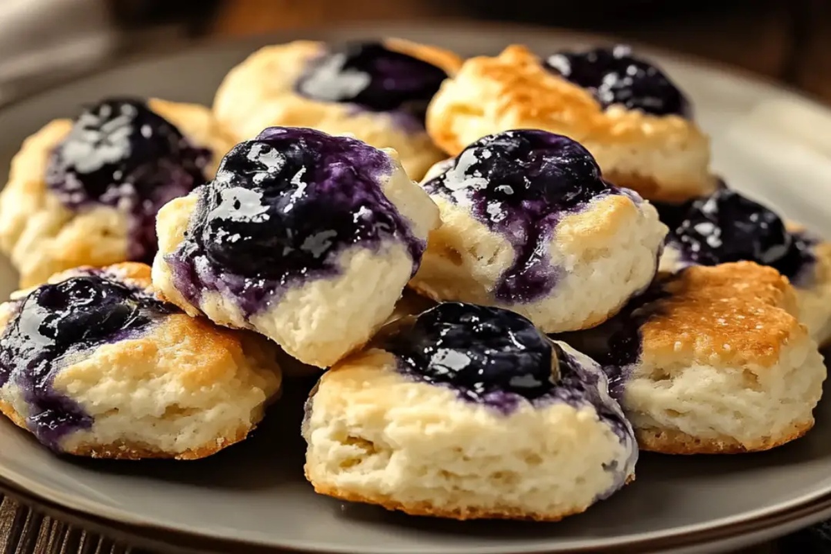 Blueberry Butter Swim Biscuits Recipe
