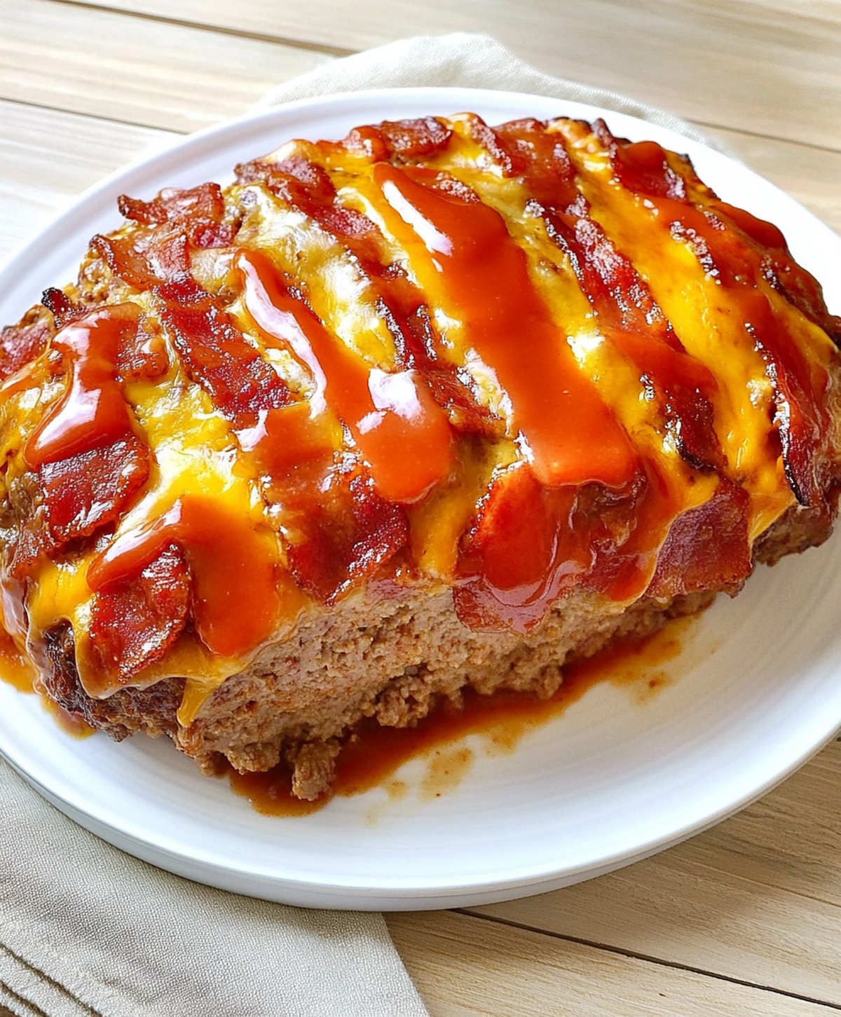 Cheesy Bacon Cheeseburger Meatloaf Recipe