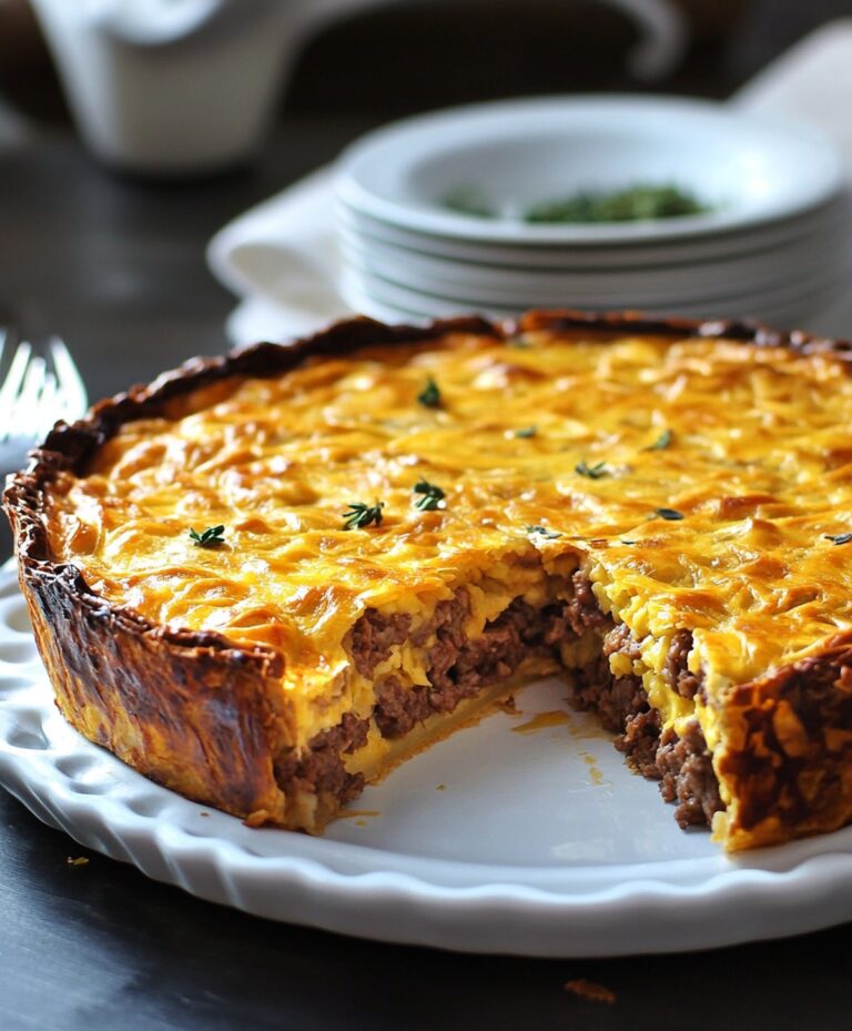 Mouthwatering Italian Beef And Sausage Pie Recipe