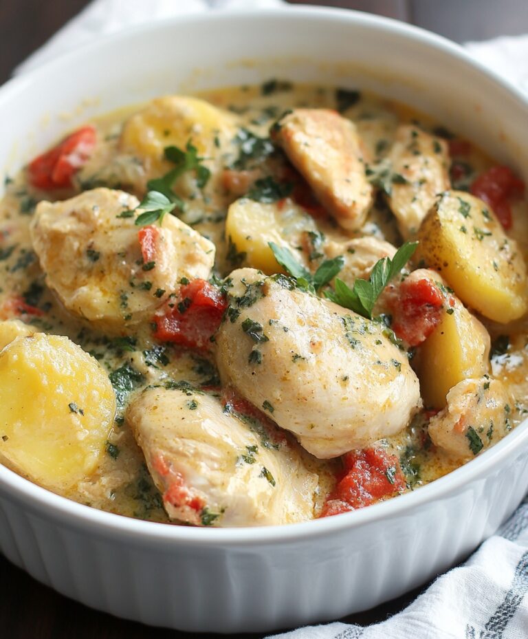 Savory Italian Crockpot Chicken And Potatoes Recipe
