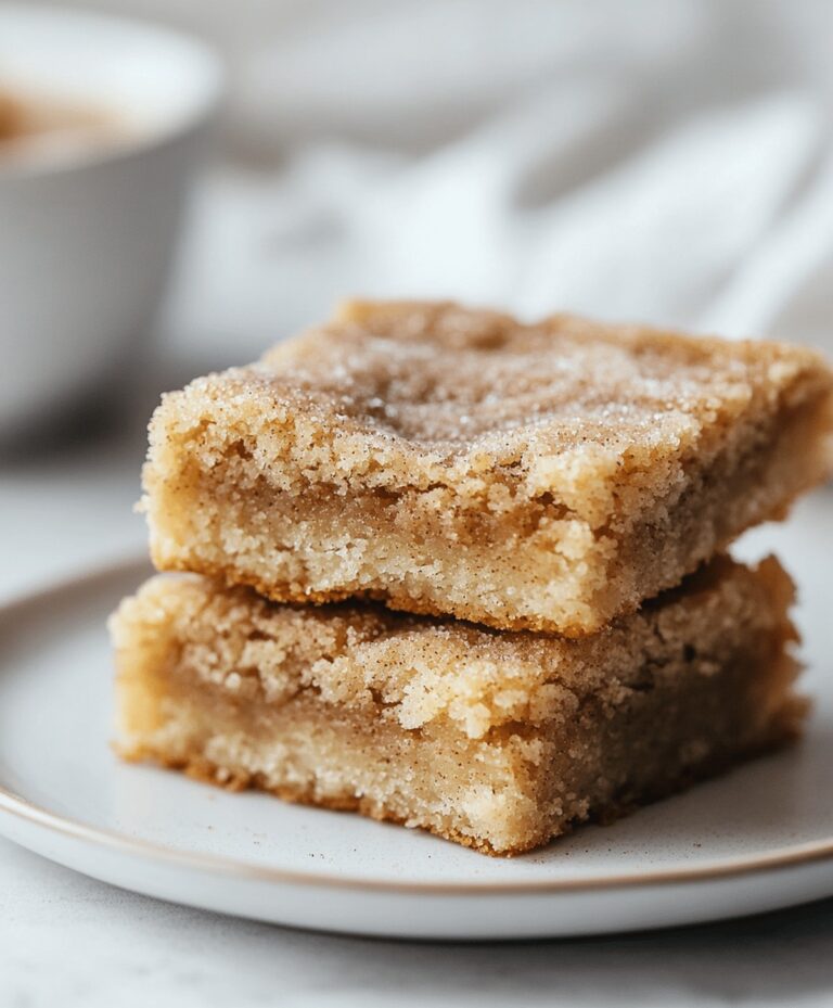 Cinnamon Sugar Blondies Recipe