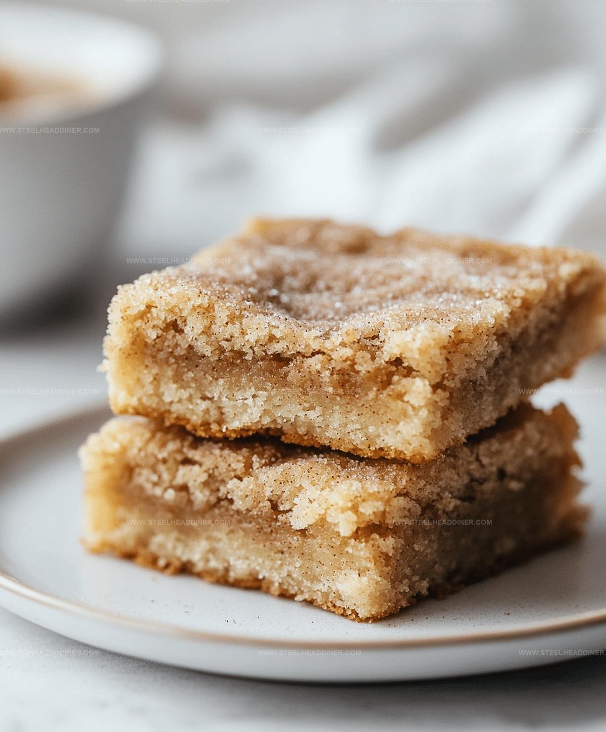 Cinnamon Sugar Blondies Recipe