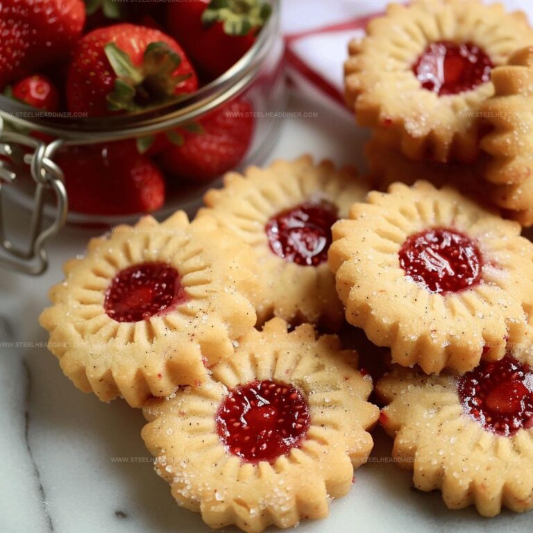 Strawberry Butter Cookies Recipe