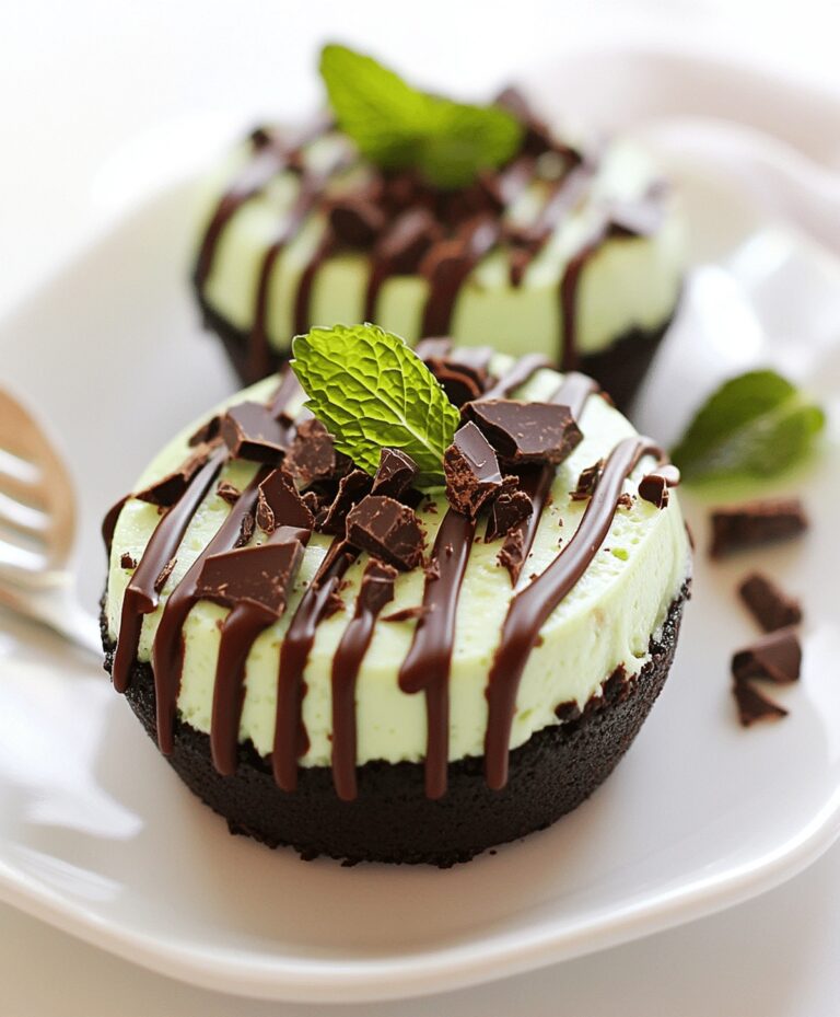 No Bake Mint Chocolate Cheesecake Recipe