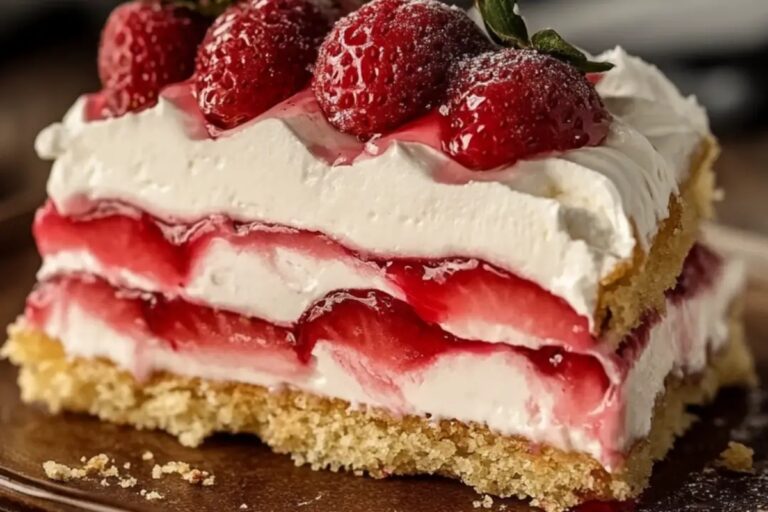 Strawberry Eclair Cake Recipe