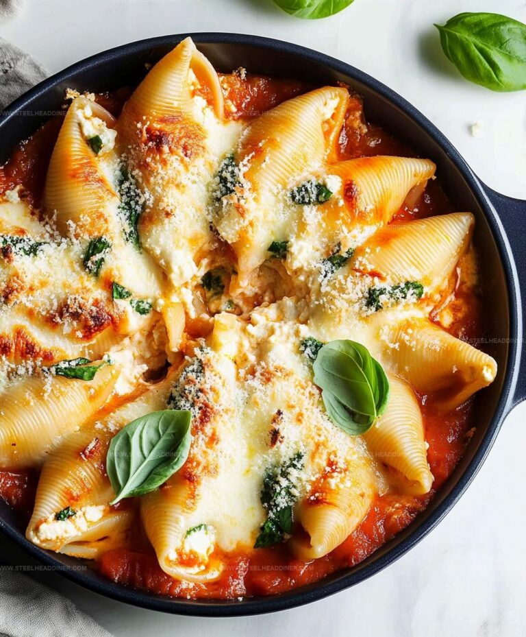 Easy Ricotta Stuffed Shells Recipe