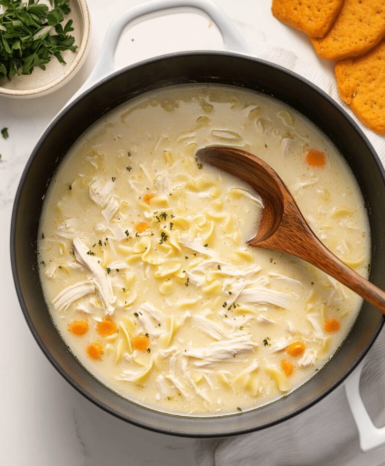 Best Creamy Chicken Noodle Soup Recipe