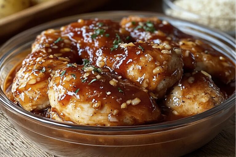 High Protein Honey Bbq Chicken & Creamy Garlic Parmesan Potatoes Recipe