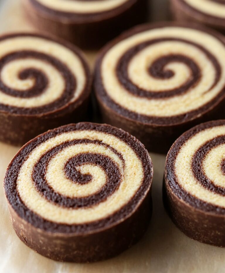 Quick No Bake Chocolate Peanut Butter Pinwheels Recipe