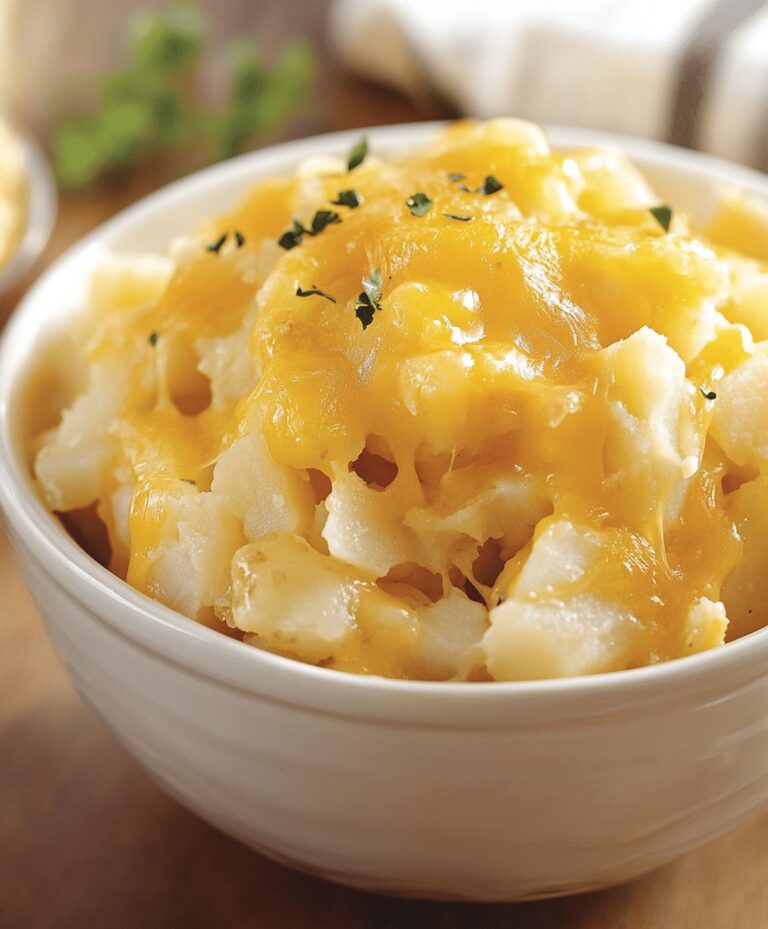 Slow Cooker Cheesy Potatoes Recipe