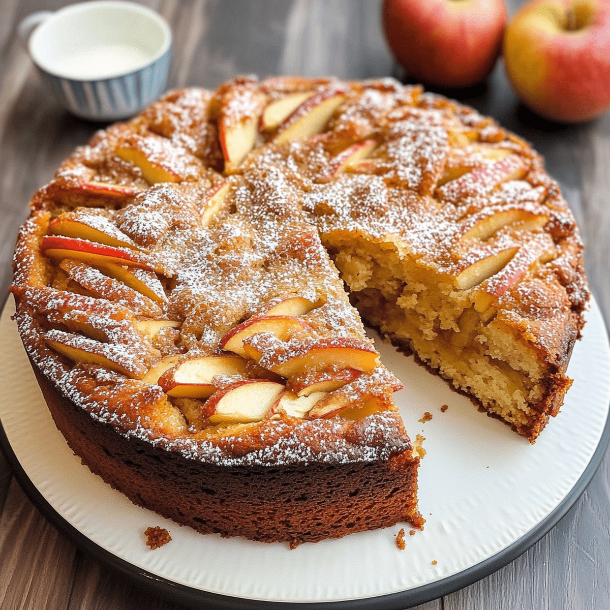 Moist Apple Cake Recipe