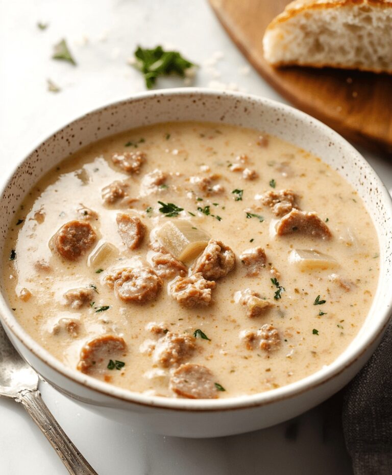 Creamy Italian Sausage Soup Recipe