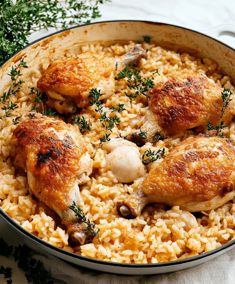 Oven Baked Chicken And Rice Recipe