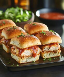 Cheesy Chicken Parmesan Sliders Recipe
