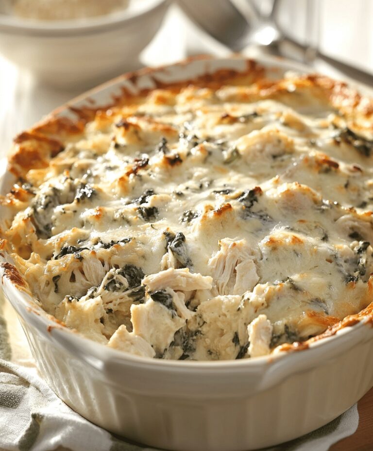 Creamy Chicken And Spinach Casserole Recipe