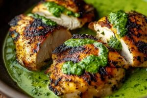 Peruvian Chicken With Green Sauce Recipe