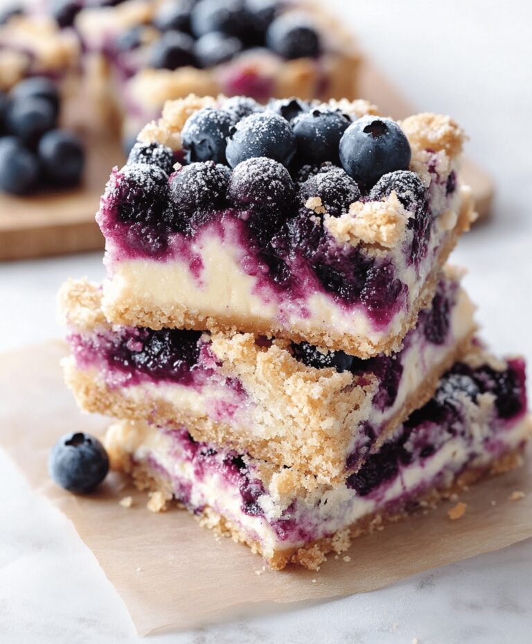 Blueberry Cream Cheese Bars Recipe