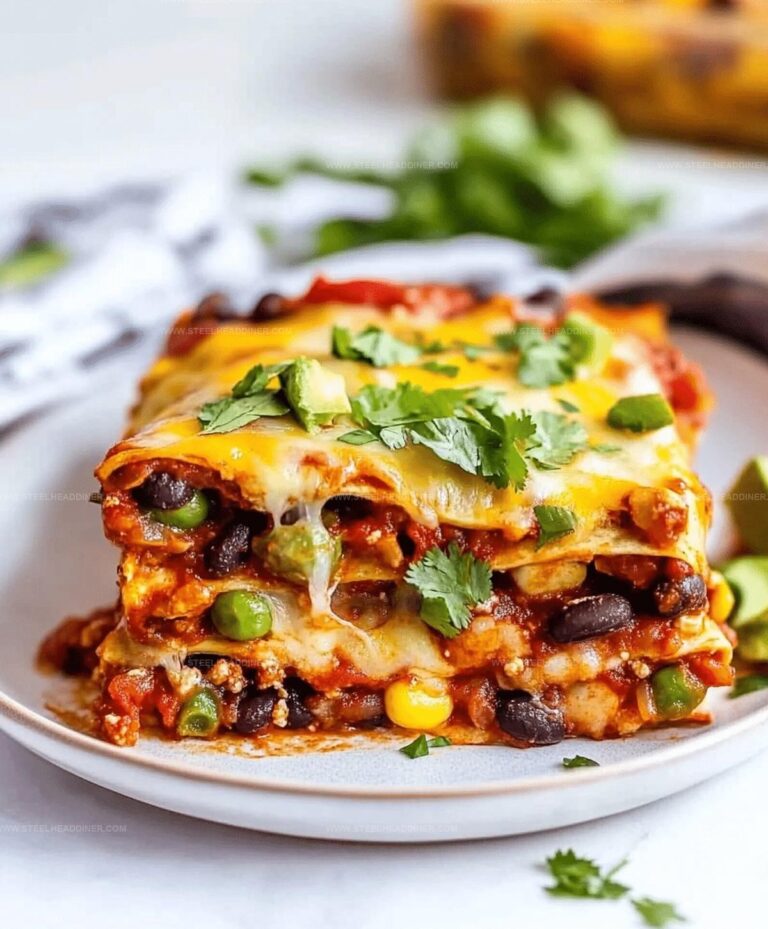 Vegetarian Enchilada Casserole Recipe