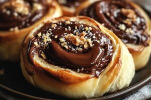 Nutella Halva Babka Buns Recipe