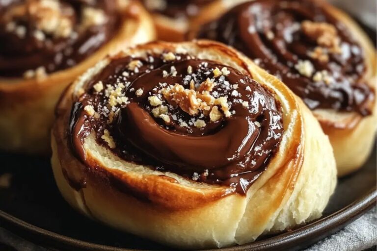 Nutella Halva Babka Buns Recipe