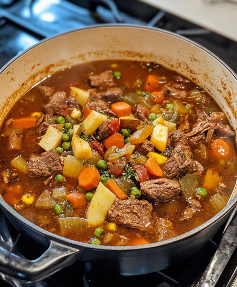 Hearty Vegetable Beef Soup Recipe