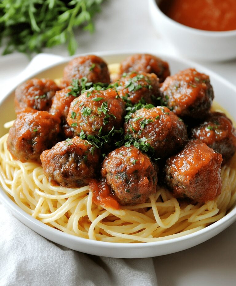 The Best Baked Meatballs Recipe