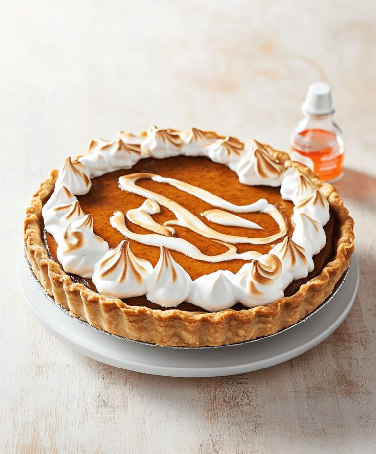 Chai Pumpkin Meringue Pie Recipe