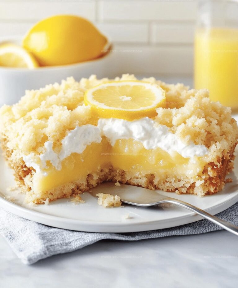 Lemon Cream Cheese Dump Cake Recipe