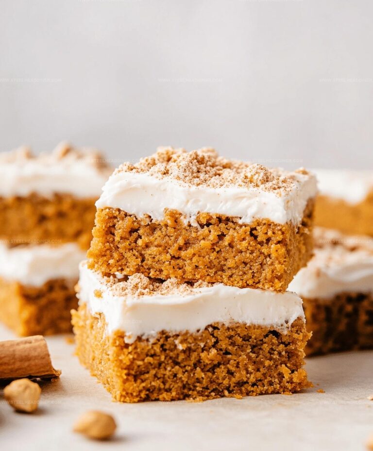 Pumpkin Bars With Cream Cheese Frosting Recipe
