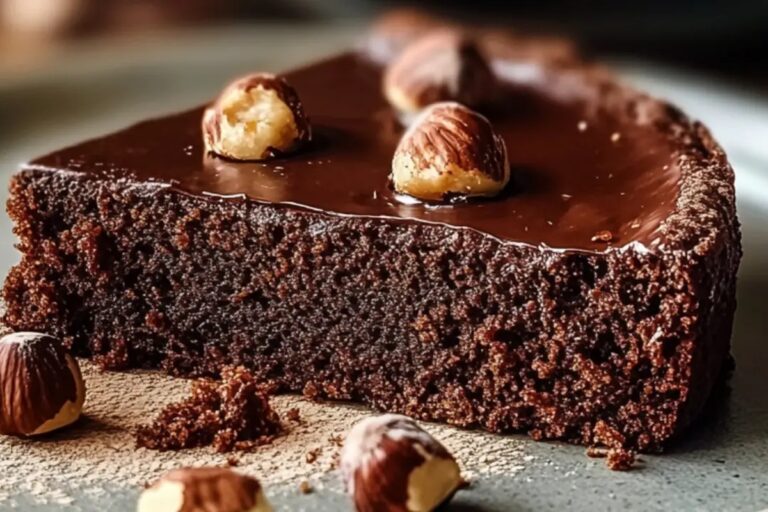 Flourless Chocolate Hazelnut Cake Recipe