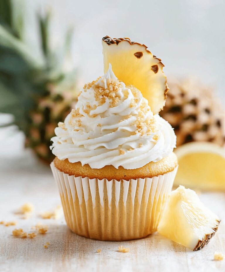 Tropical Pina Colada Cupcakes Recipe