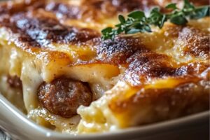 Pancake Sausage Casserole Recipe