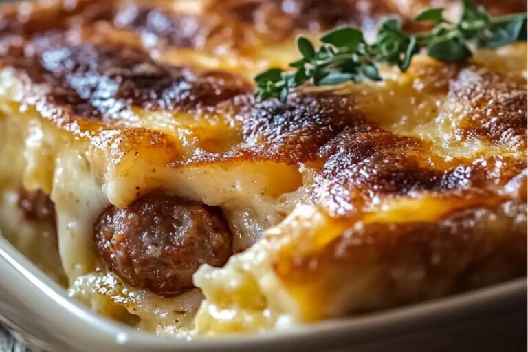 Pancake Sausage Casserole Recipe