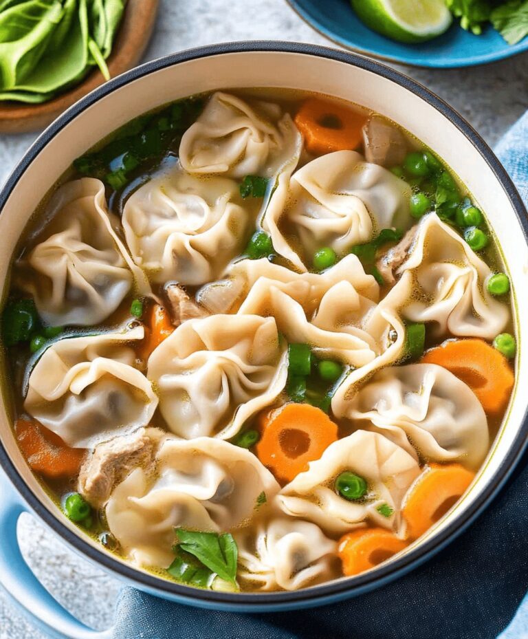 Homemade Wonton Soup Recipe