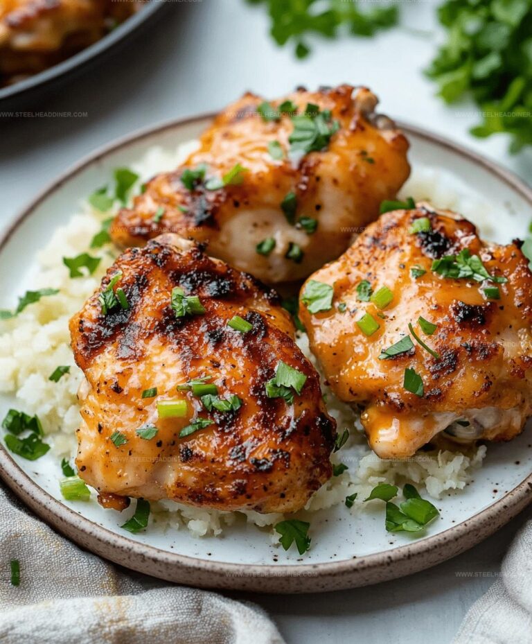 Skillet Bang Bang Chicken Thighs Recipe