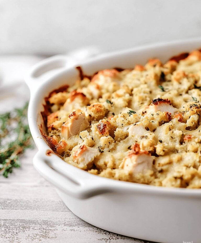 Cozy Chicken & Stuffing Bake Recipe