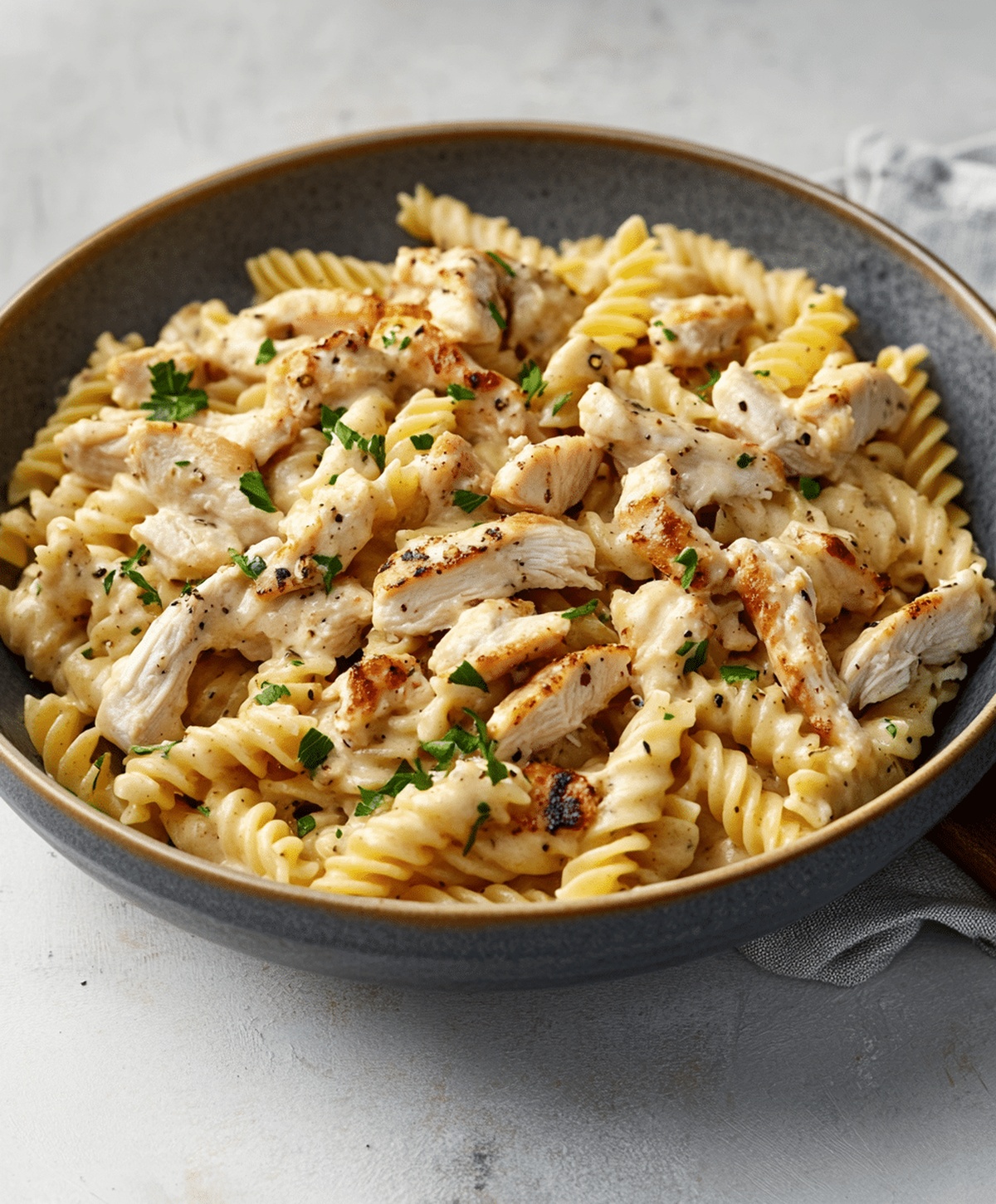 Cheesy White Cheddar Chicken Pasta Recipe