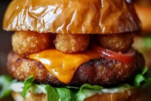 Mini Tater Tot Cheeseburgers Recipe