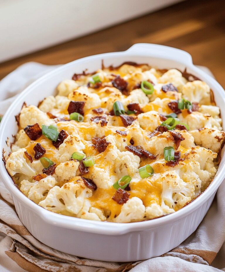 Loaded Cauliflower Casserole Recipe