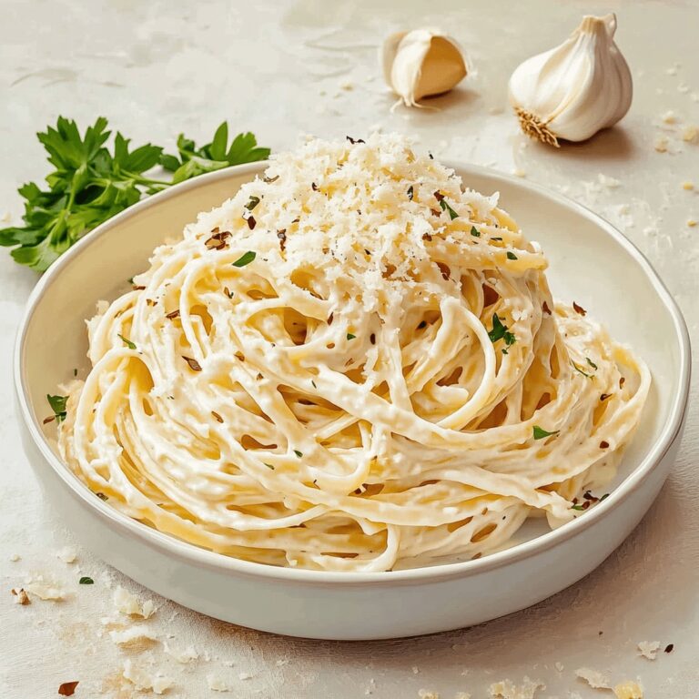 15-Minute Creamy Garlic Pasta Recipe